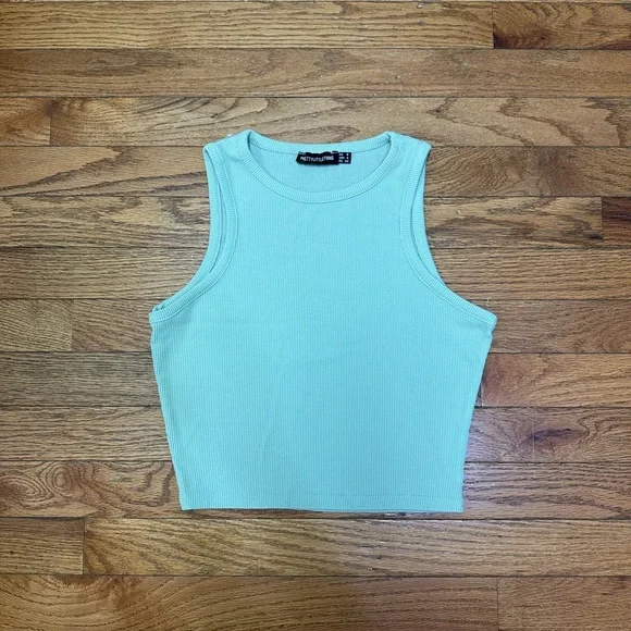 PrettyLittle Thing Rib Racer Neck
Tank - Sage - Picture 3 of 4